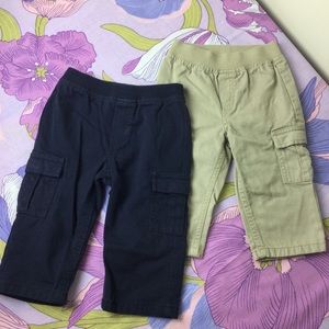 NWOT Place 2 Toddler Pants  Blue/Tan